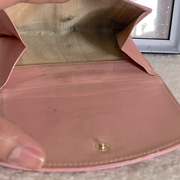 🎀CHANEL compact CAVIAR pink wallet w/ Authenticity Card - Picture 6 of 6